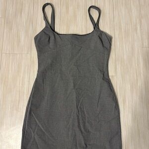 Zara Gray Sleeveless Dress